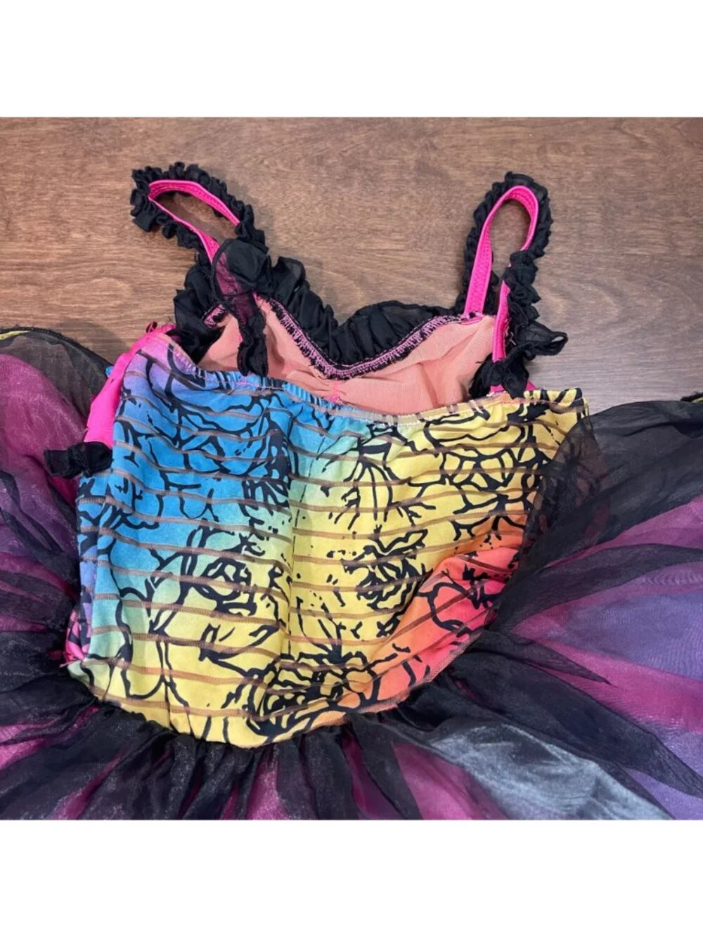 Art Stone Tutu Dance Costume‎ Girls Size LC Floral Ballet Leotard Recital Outfit